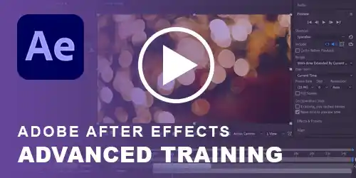 After Effects advanced course video available remotely online