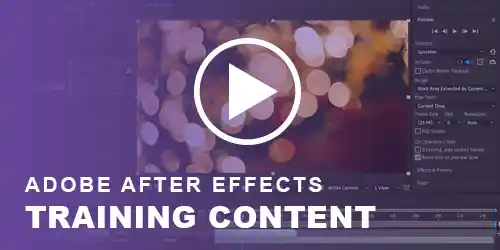 After Effects course options video for Glasgow and online