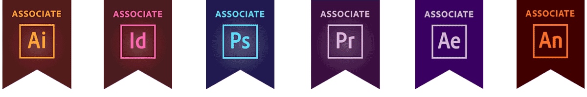 Adobe Associate Badges