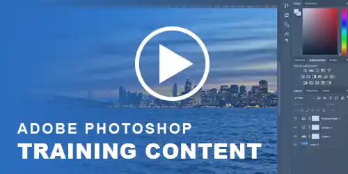 Adobe Photoshop course options video for UK wide in classrooms and online